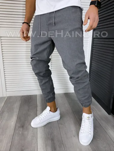 Pantaloni barbati casual gri inchis B2497 B3-B4.1